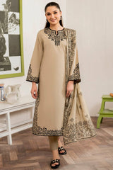 EMBEROIDERY LAWN 3PC UNSTICHED