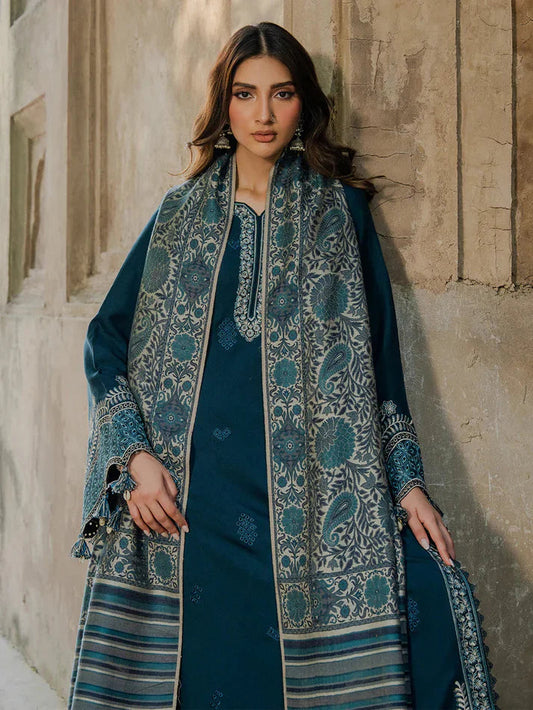 EMBEROIDERY LAWN 3PC UNSTICHED