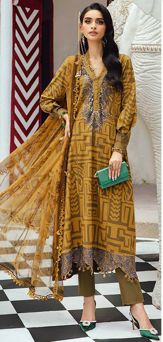 MARIA B LAWN 3PC UNSTICHED