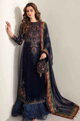 Chiffon Velvet 3Pc Suit Jazmin velvet luxury wedding Collection