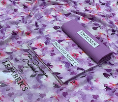 🌿 I.B Fabrics – Lawn Bonanza 2PC Suit (Article-1)