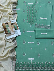 BATIK EMB LAWN 3PC UNSTICHED