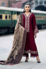 IZEL EMB LAWN 3PC UNSTICHED