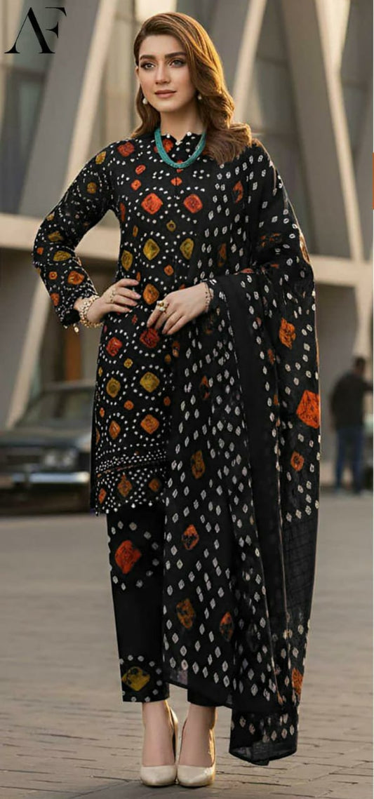 GUL AHMED LAWN 3PC UNSTICHED