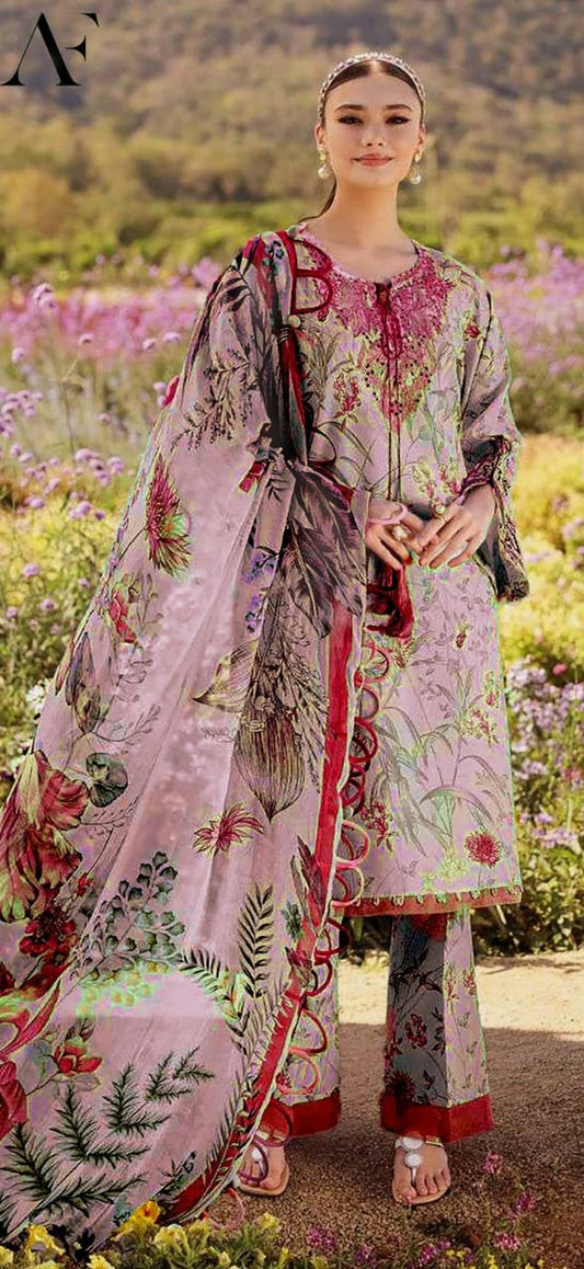 MARIA B LAWN 3PC UNSTICHED