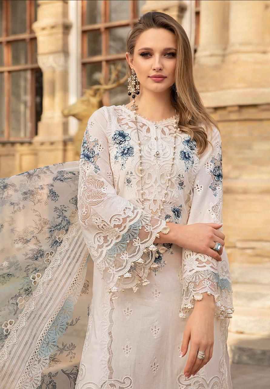 MARIA.B CHIKANKARI FESTIVE COLLECTION