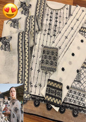 QALAMQAR | Luxury Lawn Collection – Article #QL-D05-AABROO