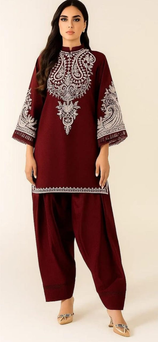 Maria B – 2 Piece Casual Winter Collection ( Article 1)