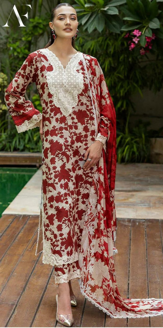 ZAINAB CHITTANI LAWN 3PC UNSTTICTHED