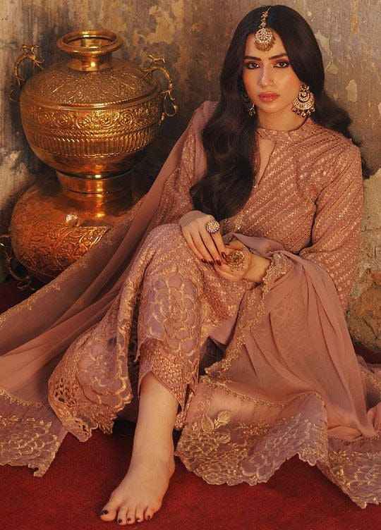 AZURE Chiffon Luxury 3Pc Un-Stitch