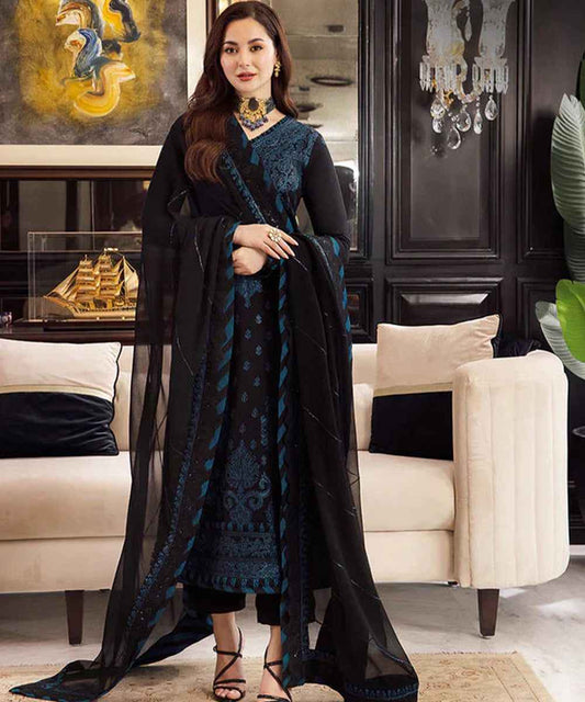 Asim Jofa Summer Collection: Lawn with Bamber Chiffon Dupatta