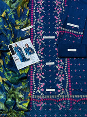 KASERIYA EMB LAWN 3PC UNSTICHED