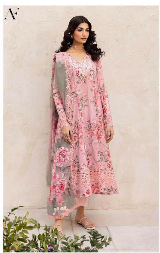 IZNIK LAWN 3-PC UNSTICHED
