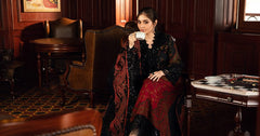 Maria B MPRINT Lawn Suit with Embroidered Neck & Daman