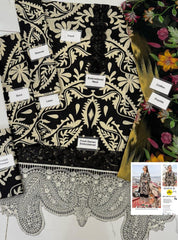 3-Piece Unstitched Suit: Digital Printed Cambric with Chiffon Dupatta