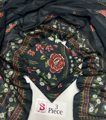 BIN SAEED | Premium Unstitched 3-Piece Lawn Suit (Article 14)